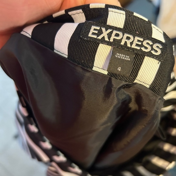 EXPRESS A LINE STRIPED SKIRT - Picture 4 of 4